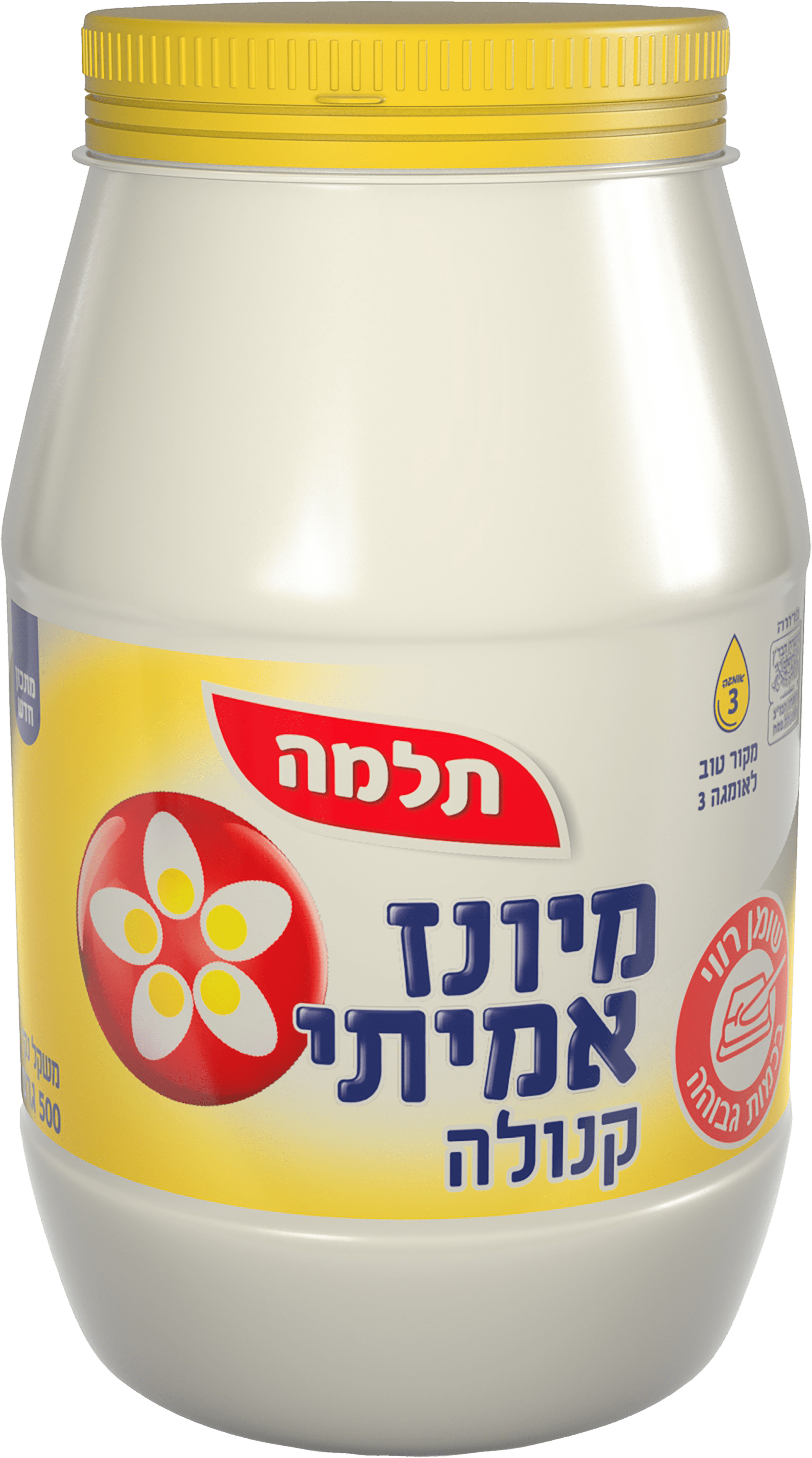 מיונז אמיתי שמן קנולה תלמה 500 גרם - 